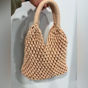 NECTAR Macrame Peach* Tote Bag